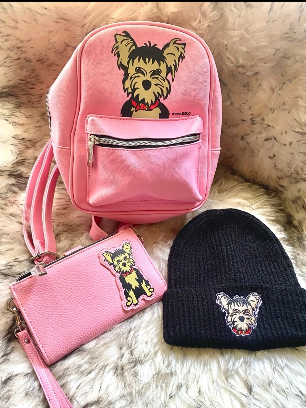 Marc Tetro 3-Piece Yorkie Accessory Collection (NWOT)